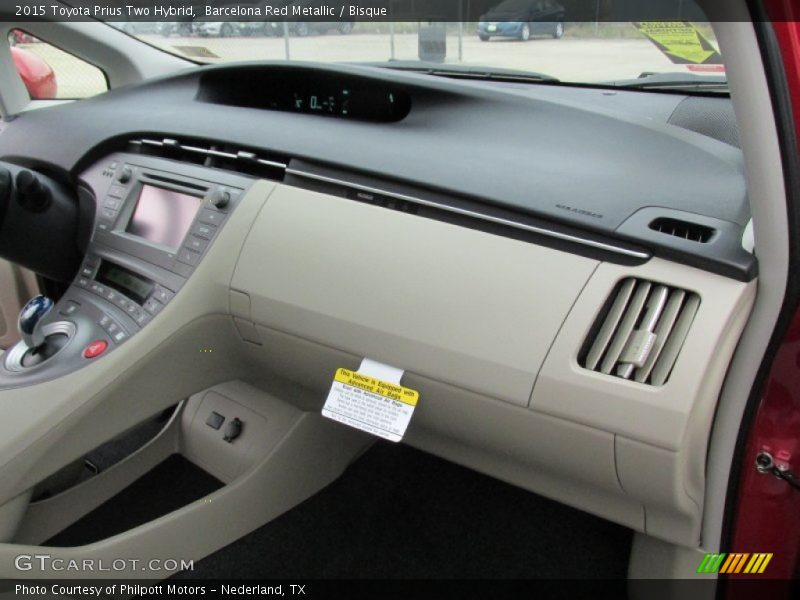 Dashboard of 2015 Prius Two Hybrid