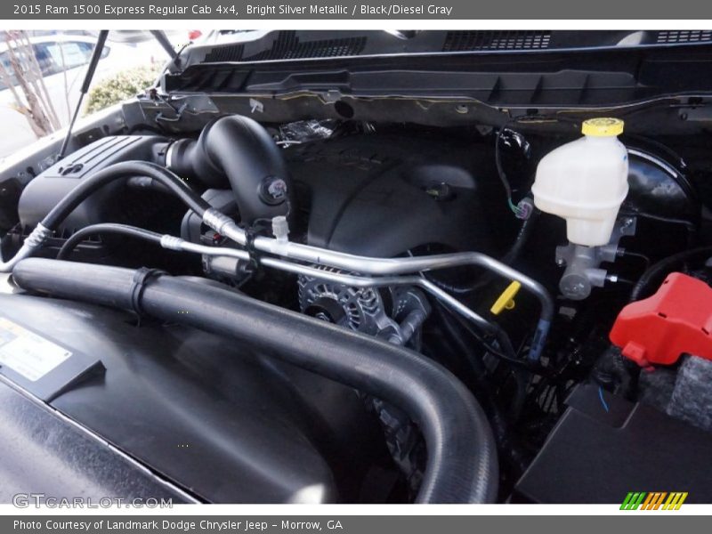 Bright Silver Metallic / Black/Diesel Gray 2015 Ram 1500 Express Regular Cab 4x4