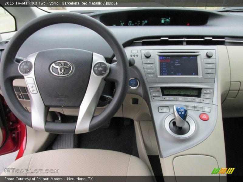 Dashboard of 2015 Prius Two Hybrid