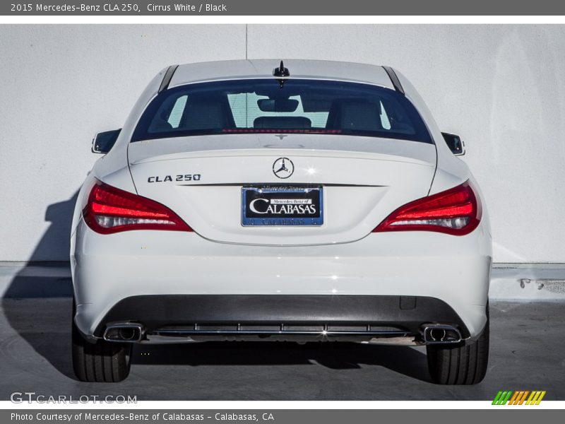 Cirrus White / Black 2015 Mercedes-Benz CLA 250