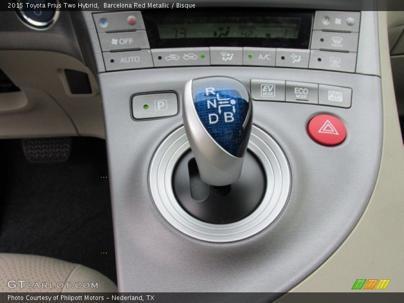  2015 Prius Two Hybrid ECVT Automatic Shifter