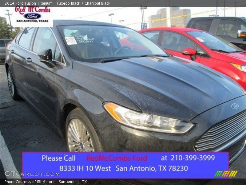 Tuxedo Black / Charcoal Black 2014 Ford Fusion Titanium