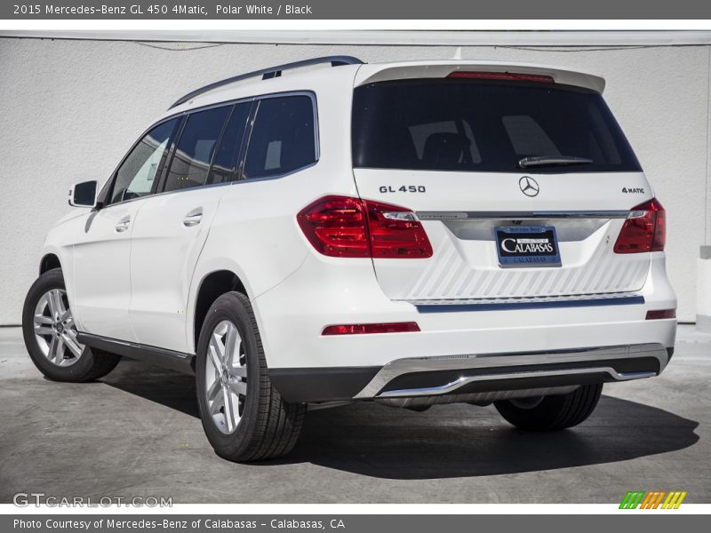 Polar White / Black 2015 Mercedes-Benz GL 450 4Matic