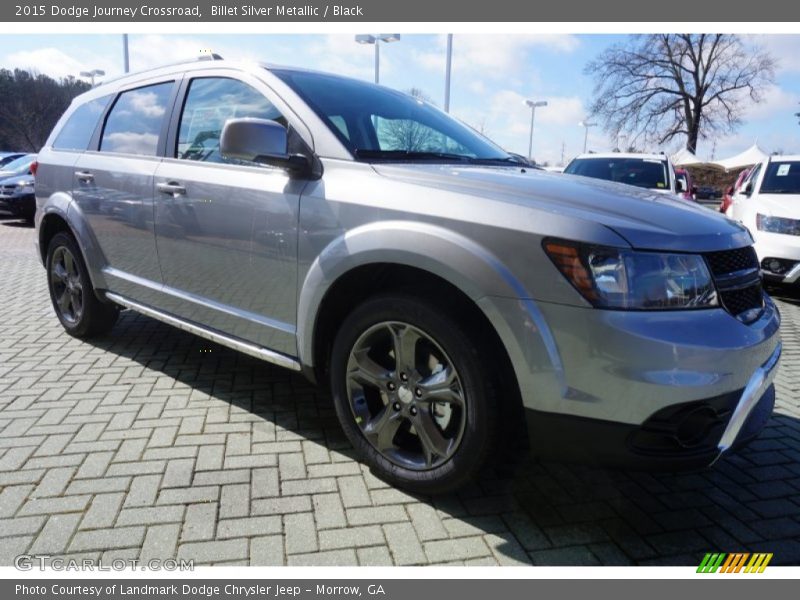 Billet Silver Metallic / Black 2015 Dodge Journey Crossroad
