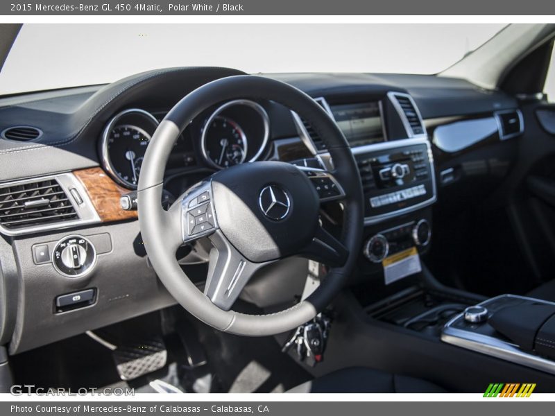 Polar White / Black 2015 Mercedes-Benz GL 450 4Matic