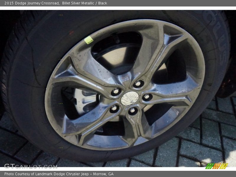 Billet Silver Metallic / Black 2015 Dodge Journey Crossroad