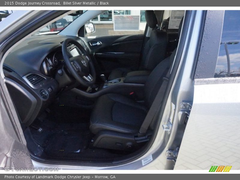 Billet Silver Metallic / Black 2015 Dodge Journey Crossroad