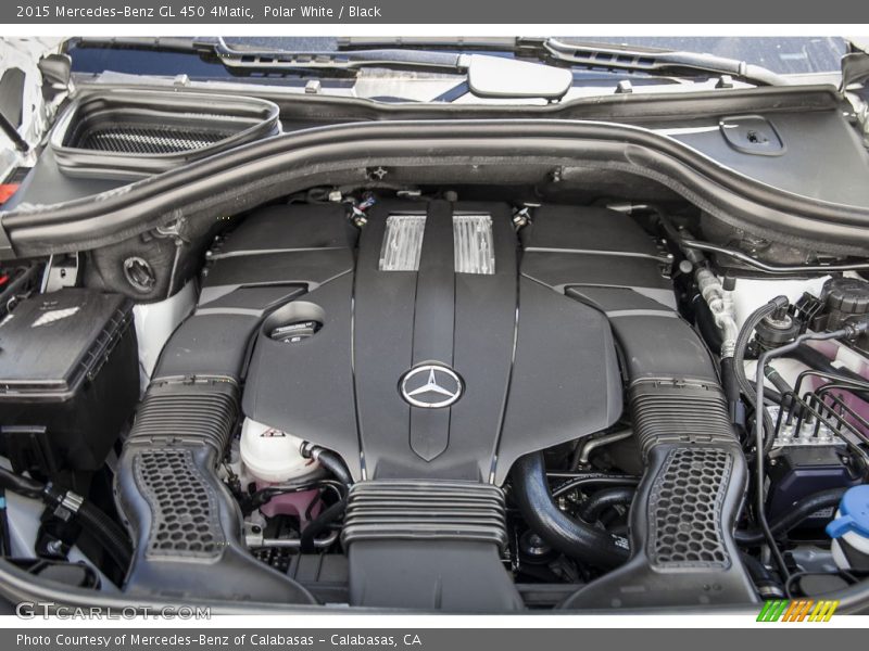 Polar White / Black 2015 Mercedes-Benz GL 450 4Matic