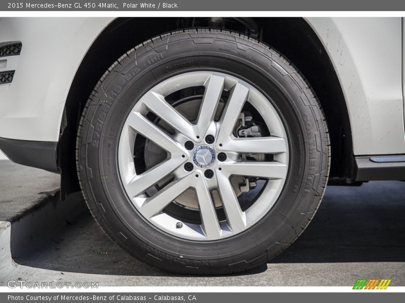 Polar White / Black 2015 Mercedes-Benz GL 450 4Matic