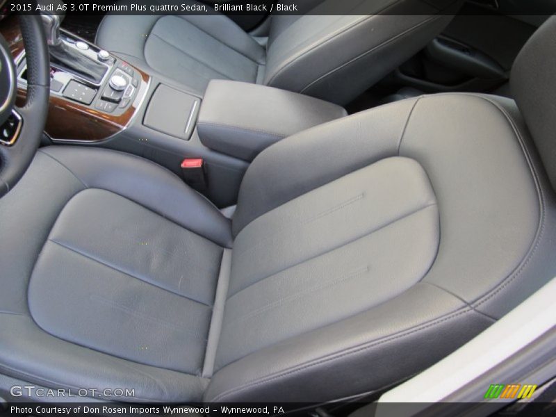 Brilliant Black / Black 2015 Audi A6 3.0T Premium Plus quattro Sedan