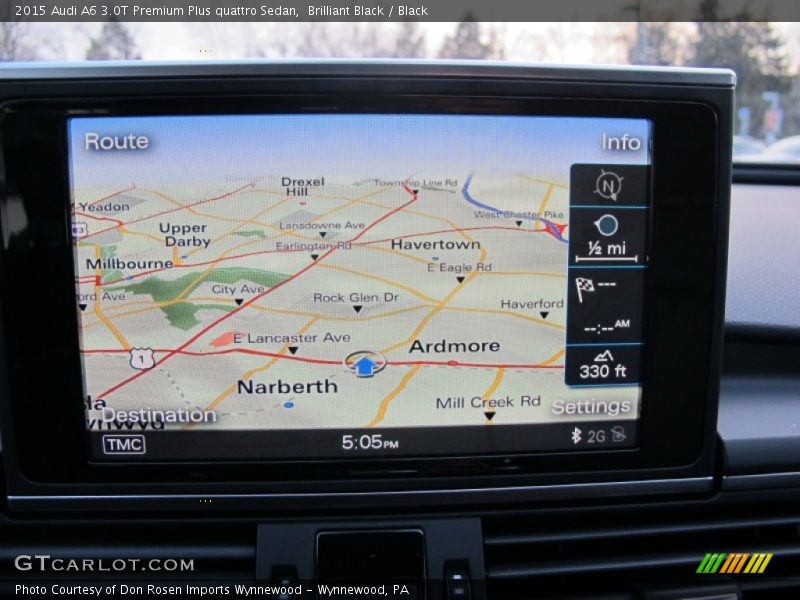 Brilliant Black / Black 2015 Audi A6 3.0T Premium Plus quattro Sedan