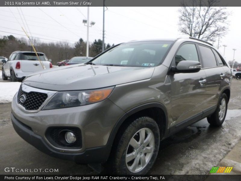 Titanium Silver / Gray 2011 Kia Sorento LX AWD