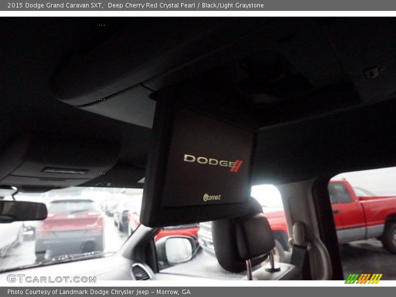 Deep Cherry Red Crystal Pearl / Black/Light Graystone 2015 Dodge Grand Caravan SXT