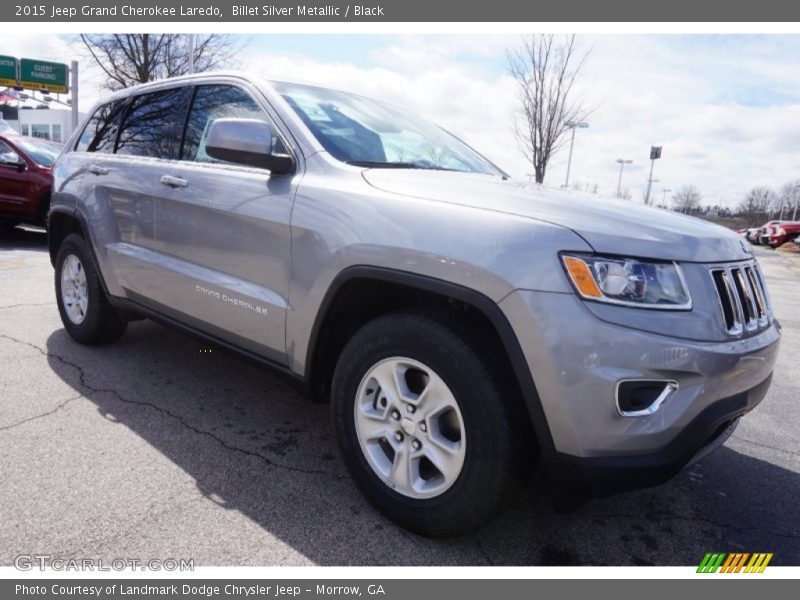 Billet Silver Metallic / Black 2015 Jeep Grand Cherokee Laredo