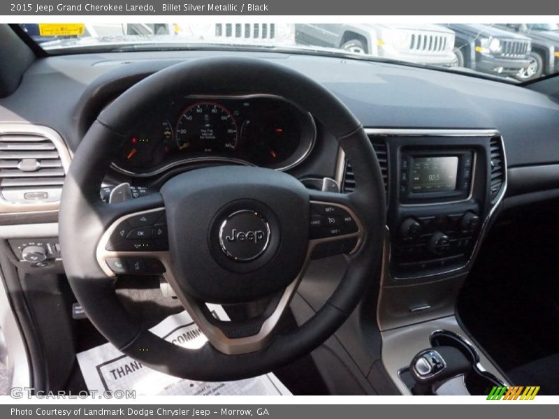 Billet Silver Metallic / Black 2015 Jeep Grand Cherokee Laredo