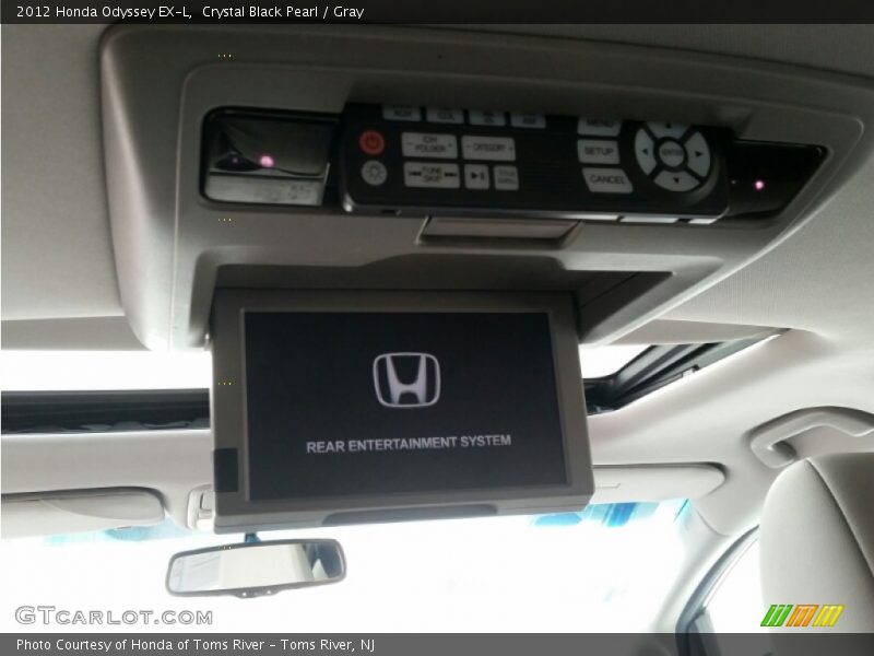 Crystal Black Pearl / Gray 2012 Honda Odyssey EX-L