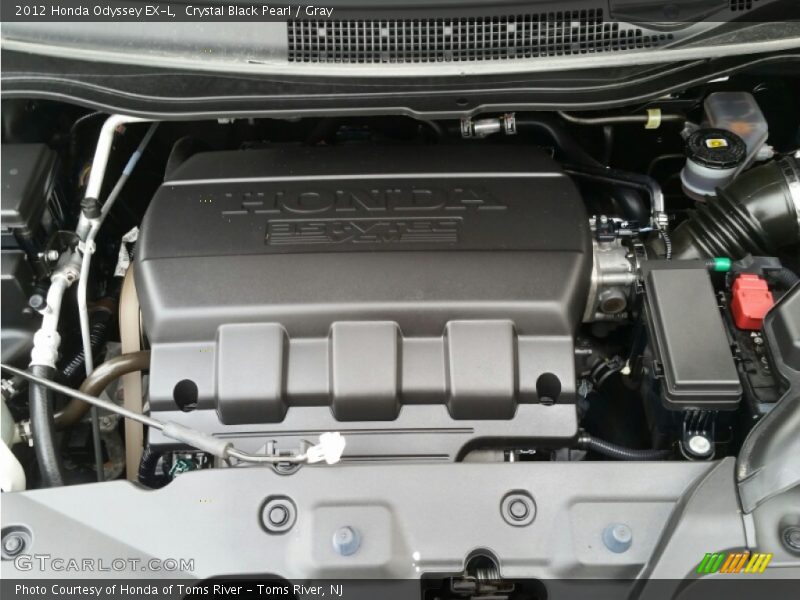 Crystal Black Pearl / Gray 2012 Honda Odyssey EX-L