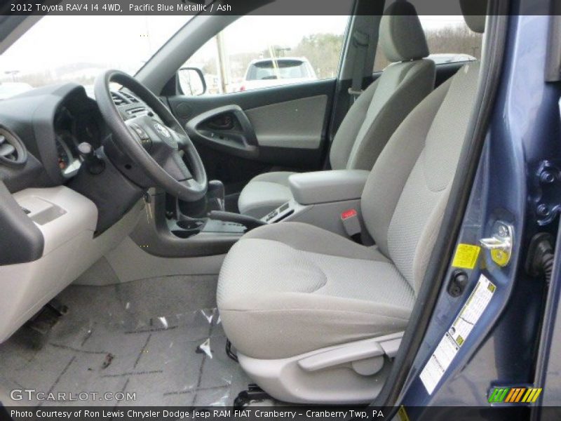  2012 RAV4 I4 4WD Ash Interior