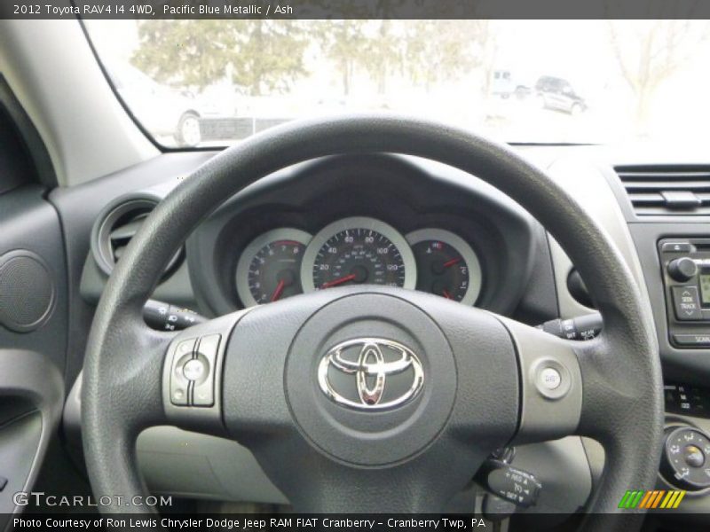 Pacific Blue Metallic / Ash 2012 Toyota RAV4 I4 4WD