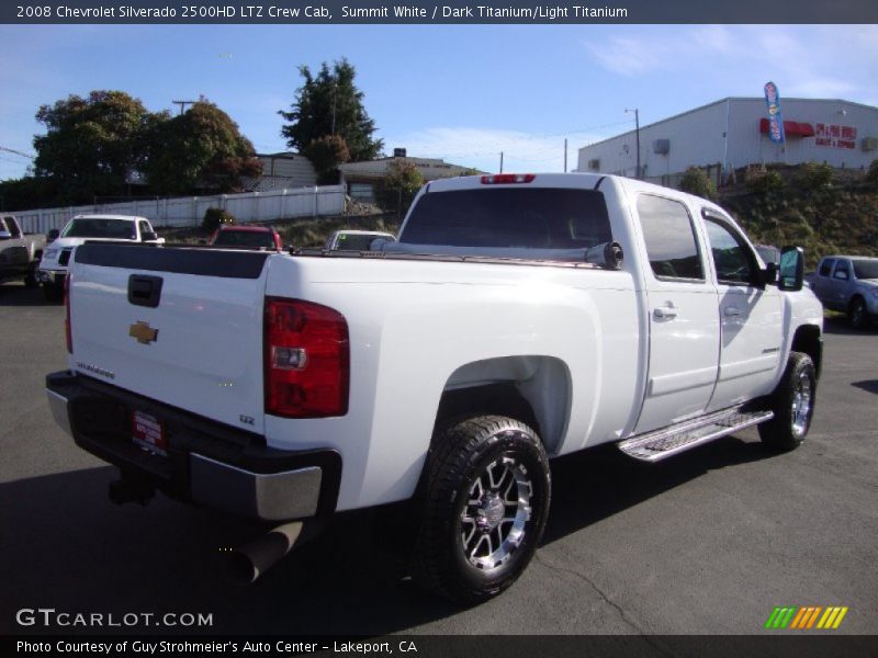 Summit White / Dark Titanium/Light Titanium 2008 Chevrolet Silverado 2500HD LTZ Crew Cab