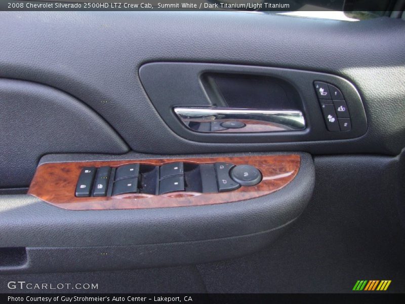 Summit White / Dark Titanium/Light Titanium 2008 Chevrolet Silverado 2500HD LTZ Crew Cab