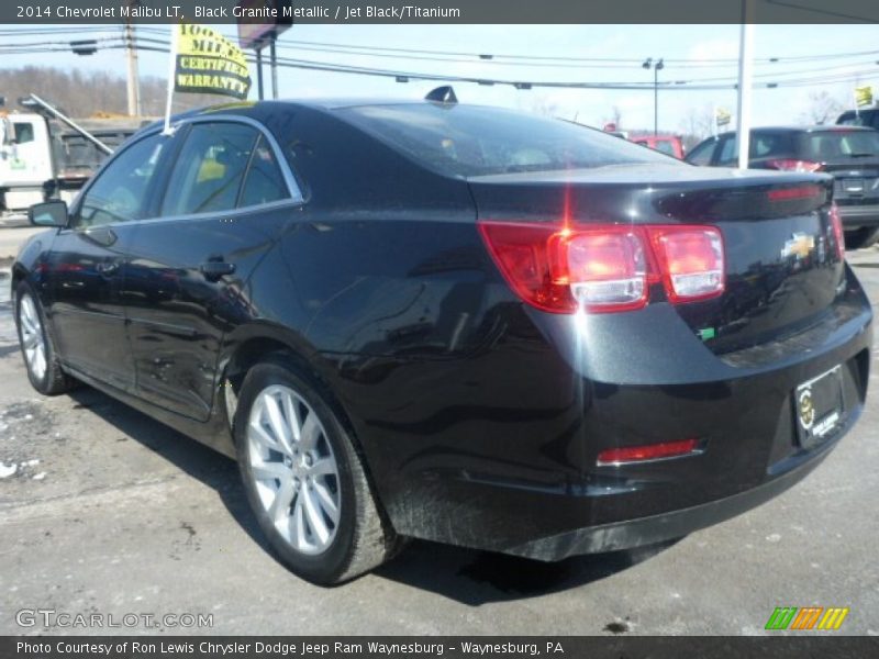 Black Granite Metallic / Jet Black/Titanium 2014 Chevrolet Malibu LT