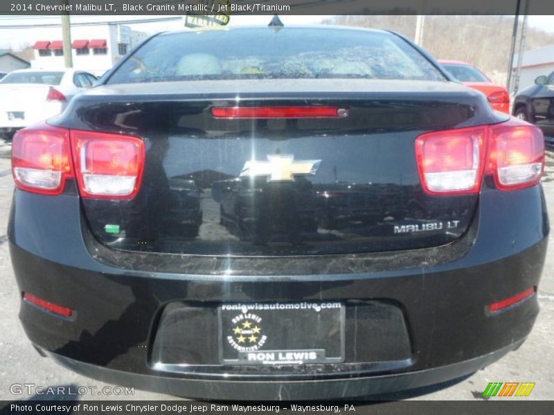Black Granite Metallic / Jet Black/Titanium 2014 Chevrolet Malibu LT