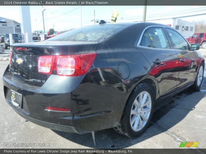 Black Granite Metallic / Jet Black/Titanium 2014 Chevrolet Malibu LT