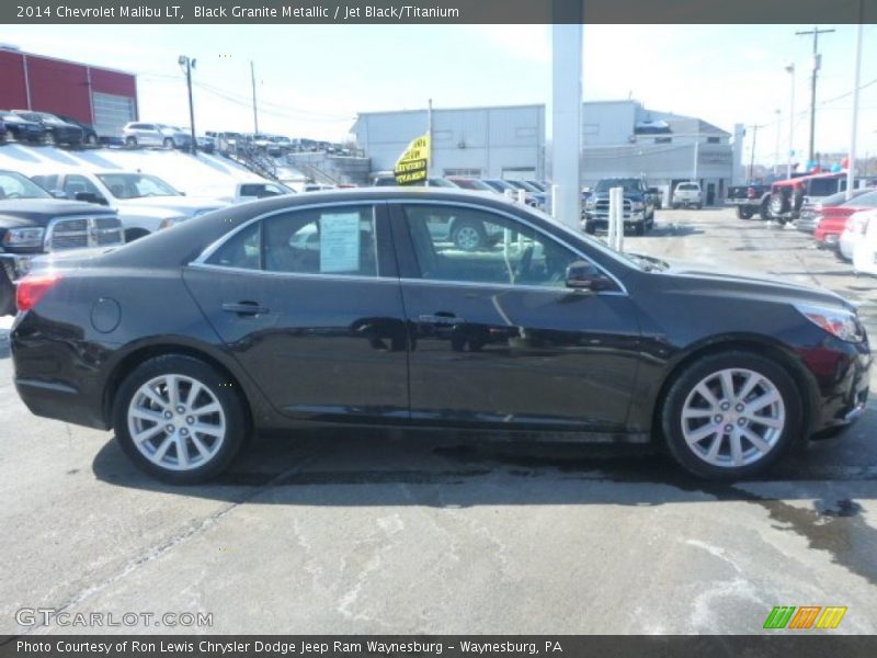 Black Granite Metallic / Jet Black/Titanium 2014 Chevrolet Malibu LT