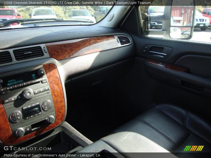 Summit White / Dark Titanium/Light Titanium 2008 Chevrolet Silverado 2500HD LTZ Crew Cab