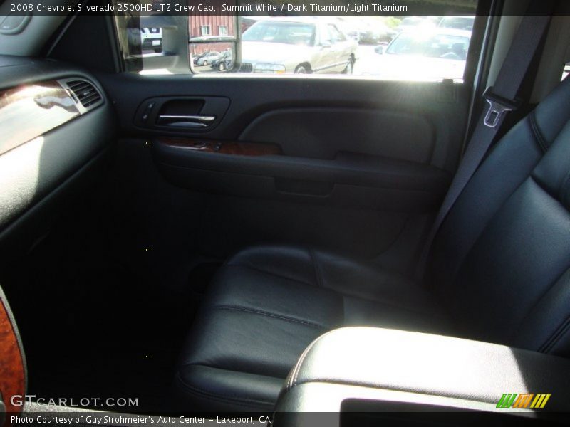 Summit White / Dark Titanium/Light Titanium 2008 Chevrolet Silverado 2500HD LTZ Crew Cab