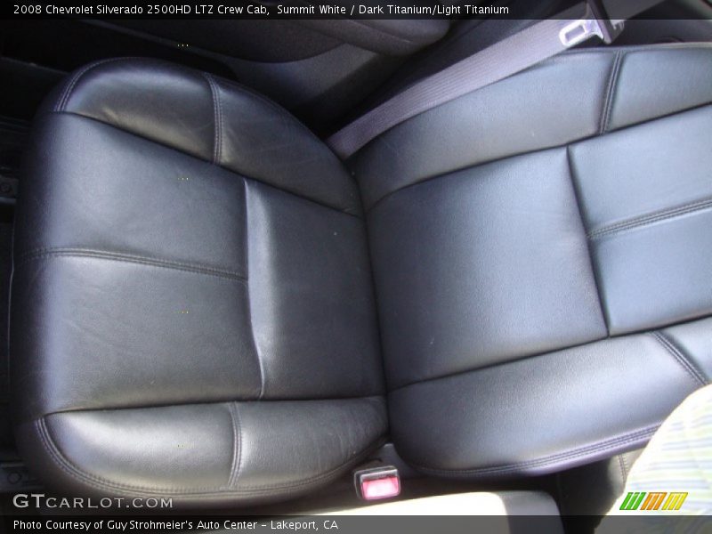 Summit White / Dark Titanium/Light Titanium 2008 Chevrolet Silverado 2500HD LTZ Crew Cab