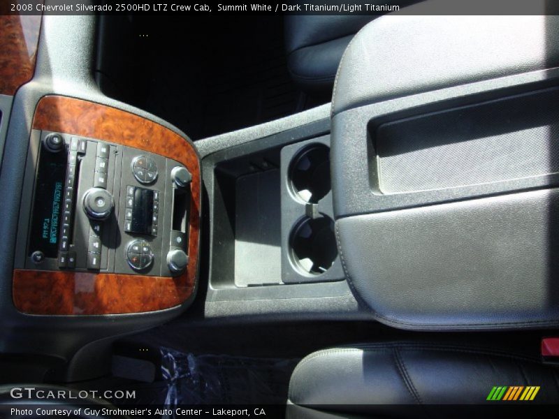 Summit White / Dark Titanium/Light Titanium 2008 Chevrolet Silverado 2500HD LTZ Crew Cab