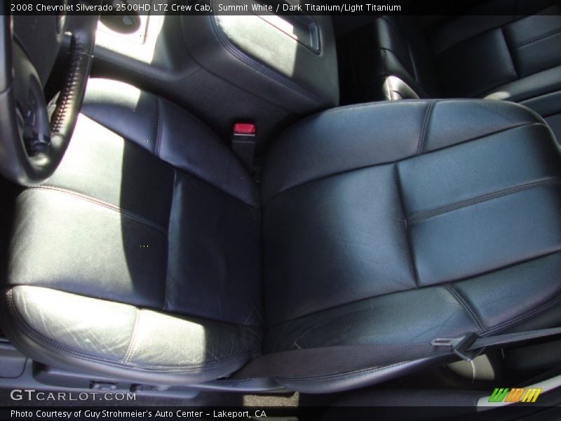 Summit White / Dark Titanium/Light Titanium 2008 Chevrolet Silverado 2500HD LTZ Crew Cab