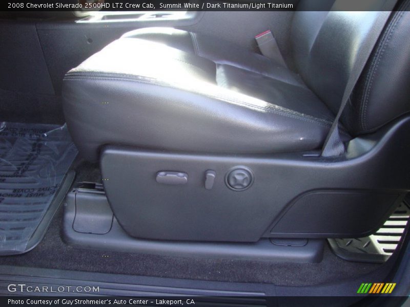 Summit White / Dark Titanium/Light Titanium 2008 Chevrolet Silverado 2500HD LTZ Crew Cab