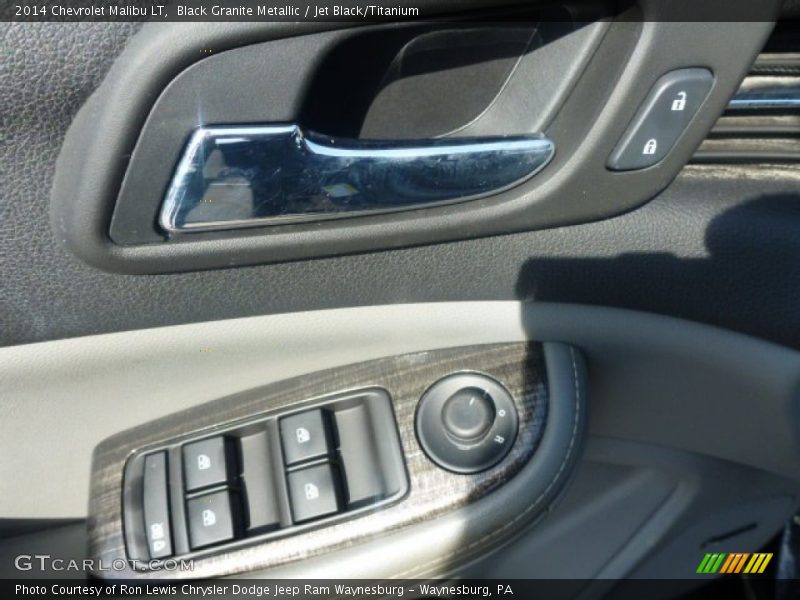 Black Granite Metallic / Jet Black/Titanium 2014 Chevrolet Malibu LT