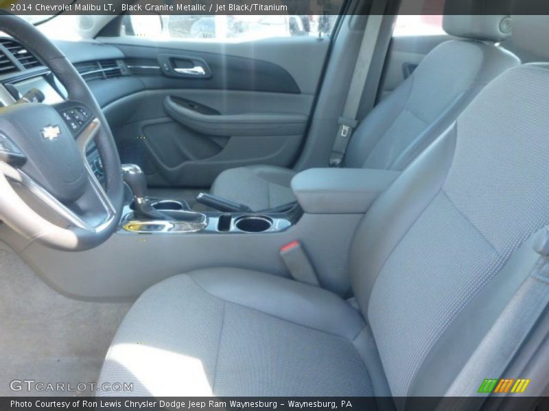 Black Granite Metallic / Jet Black/Titanium 2014 Chevrolet Malibu LT