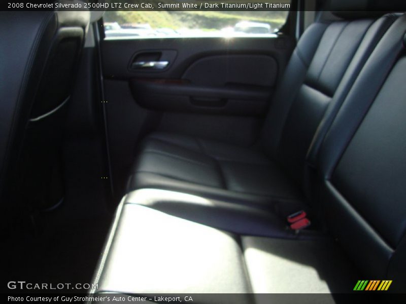 Summit White / Dark Titanium/Light Titanium 2008 Chevrolet Silverado 2500HD LTZ Crew Cab
