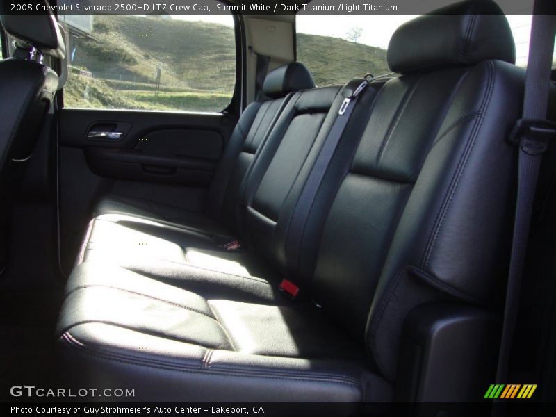 Summit White / Dark Titanium/Light Titanium 2008 Chevrolet Silverado 2500HD LTZ Crew Cab