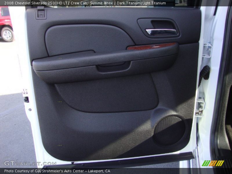 Summit White / Dark Titanium/Light Titanium 2008 Chevrolet Silverado 2500HD LTZ Crew Cab
