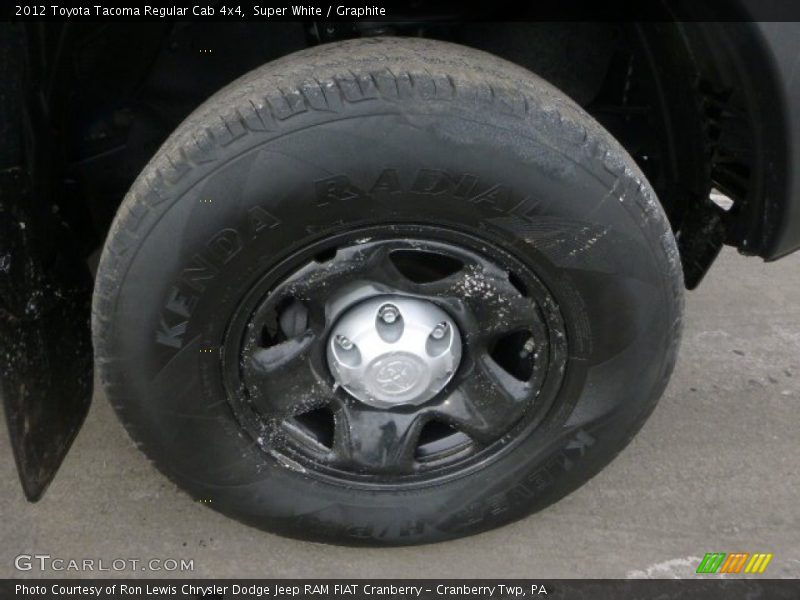 Super White / Graphite 2012 Toyota Tacoma Regular Cab 4x4