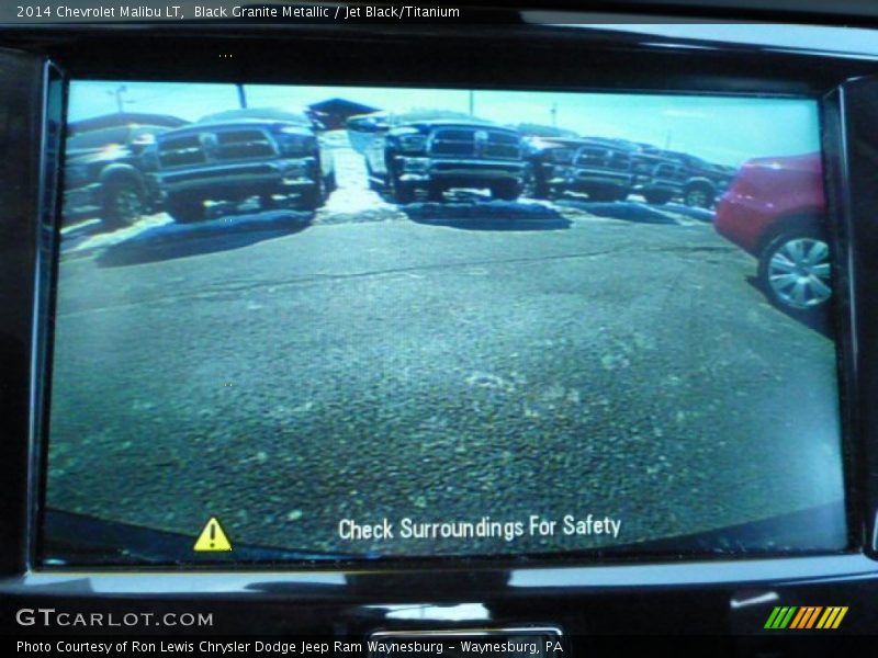 Black Granite Metallic / Jet Black/Titanium 2014 Chevrolet Malibu LT
