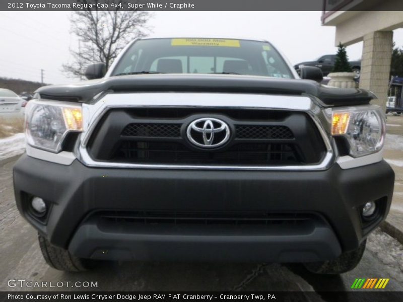 Super White / Graphite 2012 Toyota Tacoma Regular Cab 4x4