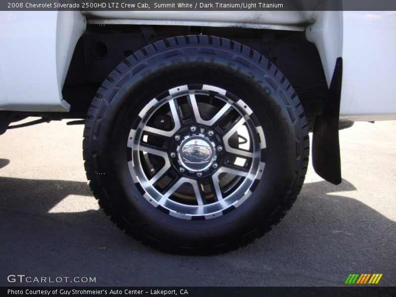 Summit White / Dark Titanium/Light Titanium 2008 Chevrolet Silverado 2500HD LTZ Crew Cab
