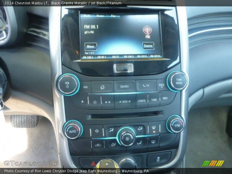 Black Granite Metallic / Jet Black/Titanium 2014 Chevrolet Malibu LT