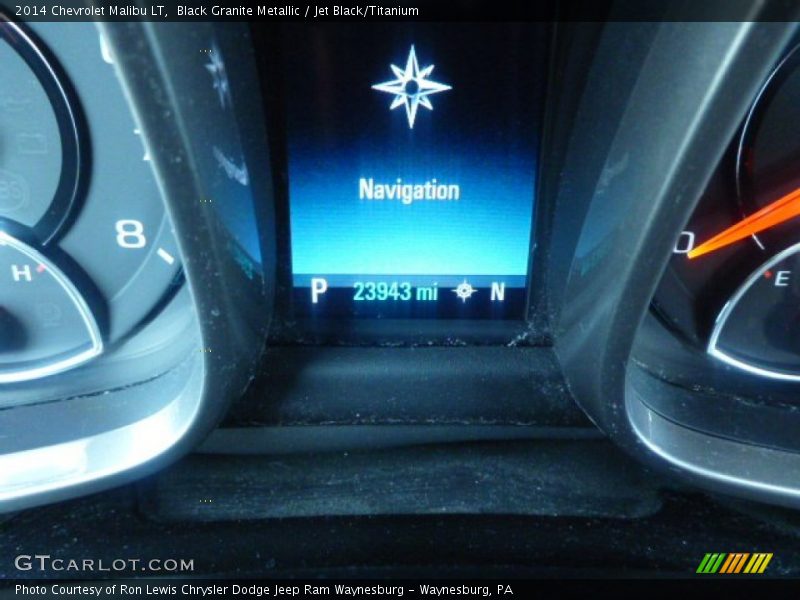Black Granite Metallic / Jet Black/Titanium 2014 Chevrolet Malibu LT