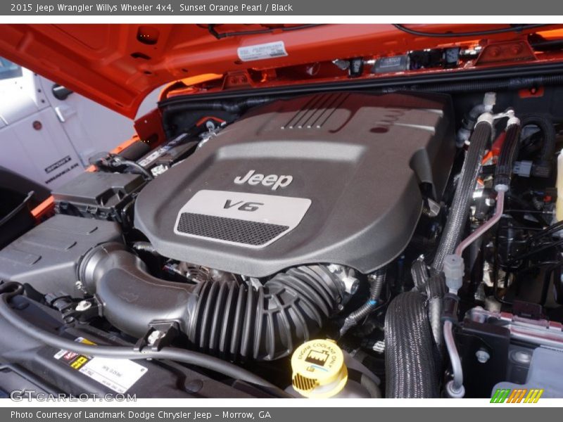  2015 Wrangler Willys Wheeler 4x4 Engine - 3.6 Liter DOHC 24-Valve VVT V6