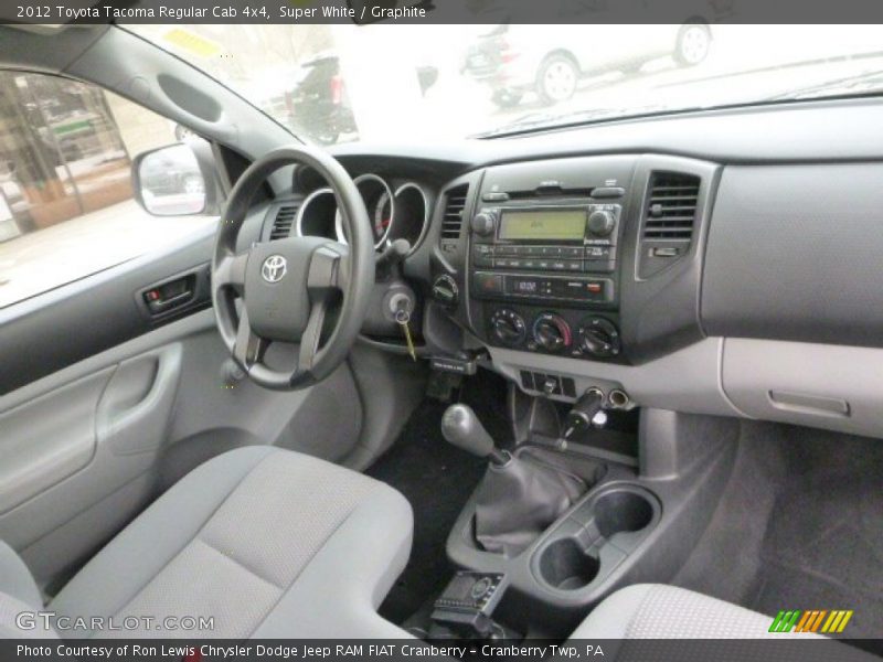 Super White / Graphite 2012 Toyota Tacoma Regular Cab 4x4