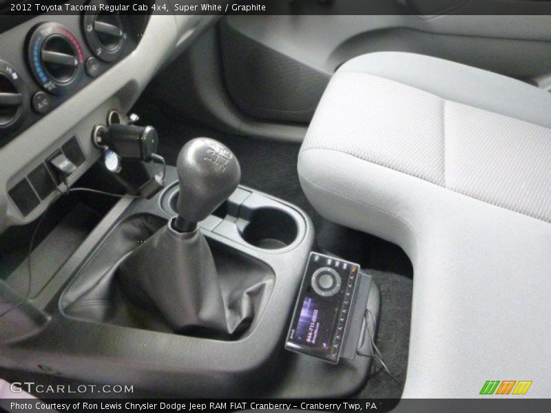 Super White / Graphite 2012 Toyota Tacoma Regular Cab 4x4