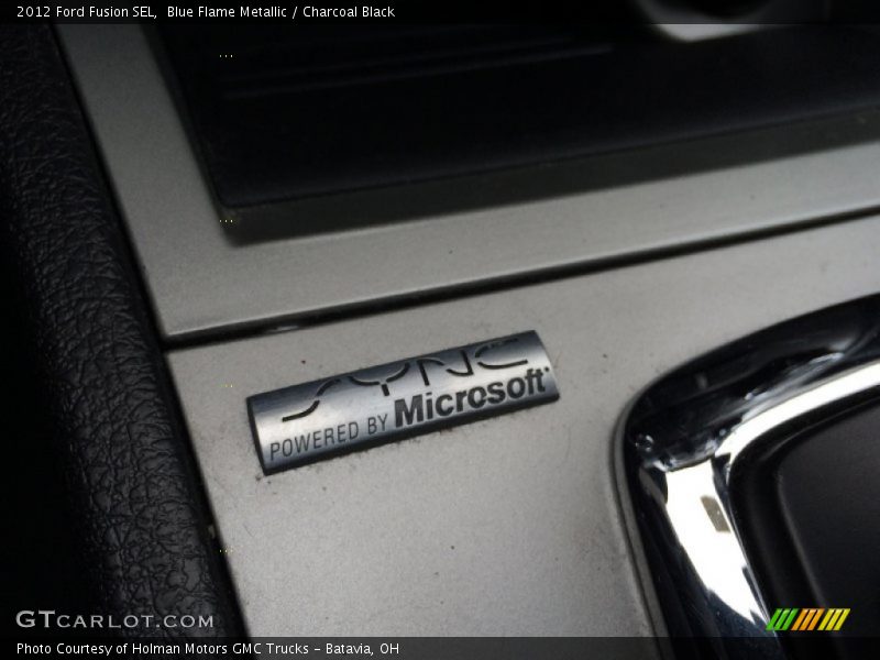Blue Flame Metallic / Charcoal Black 2012 Ford Fusion SEL